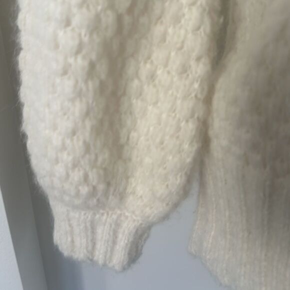 St. Roche Candy Alpaca Sweater-Ivory S - Picture 4 of 9